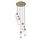 Z-Lite Arden Chandelier, 7-Light, 18 In.W x 12 In.H, Rubbed Brass/Clear 651P-7R-RB - alternate 4